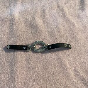 Guess Black Bracelet with Silver Details